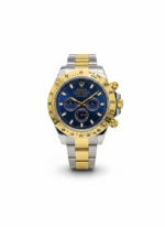 Rolex Daytona Inspired Two-Tone Chronograph – Blue Dial Quartz Edition