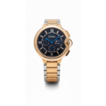 Cartier Ballon Bleu Chronograph Two-Tone & Silver Steel Timepiece