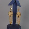 Shankar Gold Alternative Flower Palace Earrings