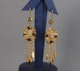 Shankar Gold Alternative Flower Palace Earrings