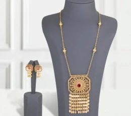 Classic Red Emerald Necklace