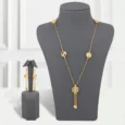 Soft Hexagonal Gold Alternative Necklace
