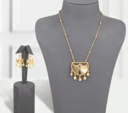 Gold Substitute Rosary Necklace