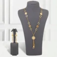Circular Gold Alternative Necklace