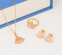 Diamond Fan Gold Alternative Set