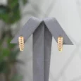 Diamond Shine Gold Plated Earrings