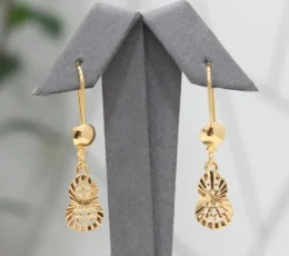 Double Gold Alternative Earring