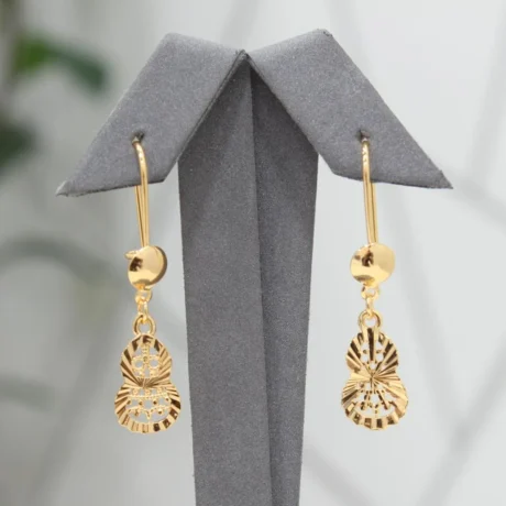 Double Gold Alternative Earring