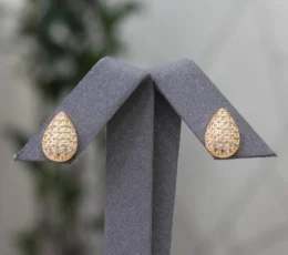 Elegant Teardrop Gold Alternative Earring