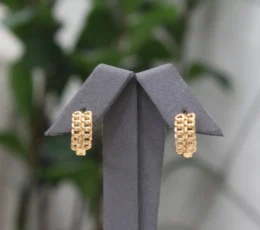 Gold Alternative Chain Earrings