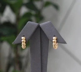 Gold Alternative Earrings Golden Hearts