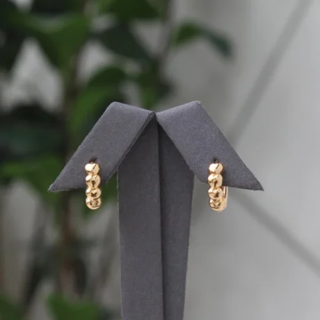 Gold Alternative Earrings Golden Hearts