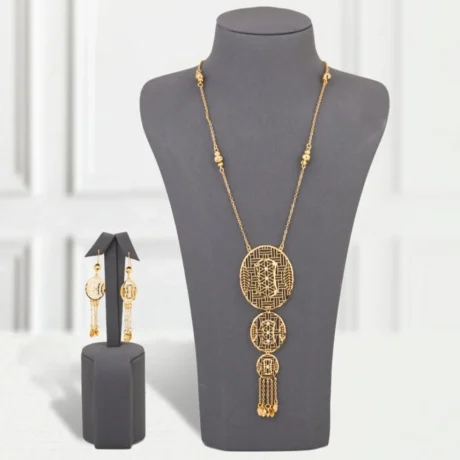 Gold Alternative Necklace, Gold Mesh