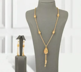 Gold Alternative Necklace Golden Femininity