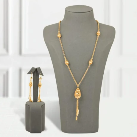 Gold Alternative Necklace Golden Femininity
