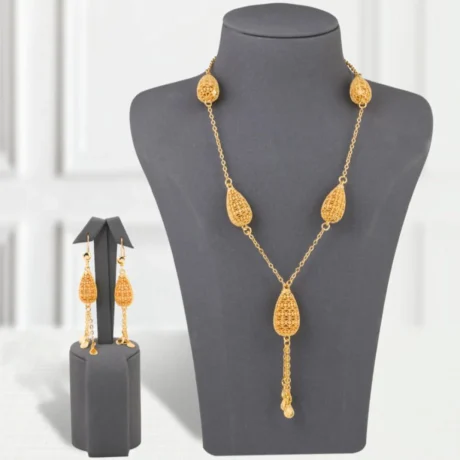 Gold Alternative Necklace Golden Harmony