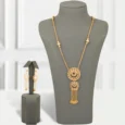 Gold Alternative Necklace With Dangling Circles