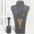 Gold Alternative Necklace with Interlocking Touches