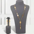 Gold Alternative Spike Laser Necklace