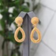 Gold Alternative Teardrop Sparkling Earring