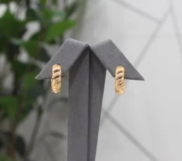 Gold Alternative Whirlpool Earrings