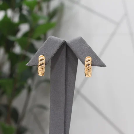 Gold Alternative Whirlpool Earrings