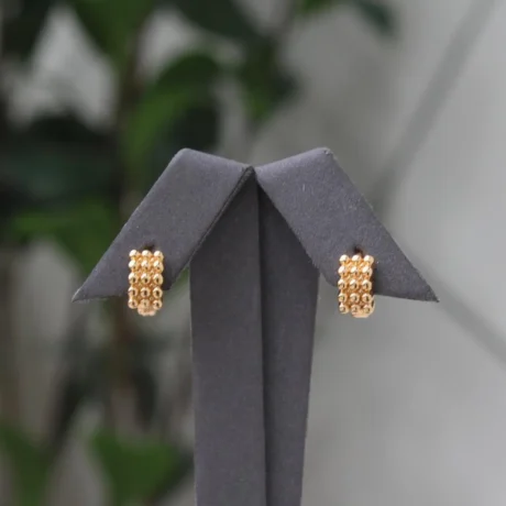 Gold Crystal Alternative Earrings
