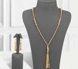 Gold Substitute Necklace, Soft Rosary