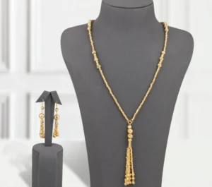 Gold Substitute Necklace, Soft Rosary
