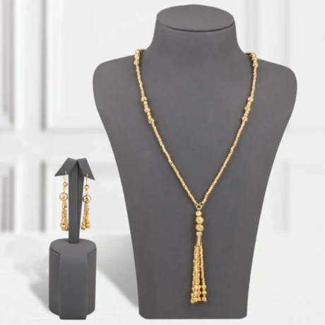 Gold Substitute Necklace, Soft Rosary