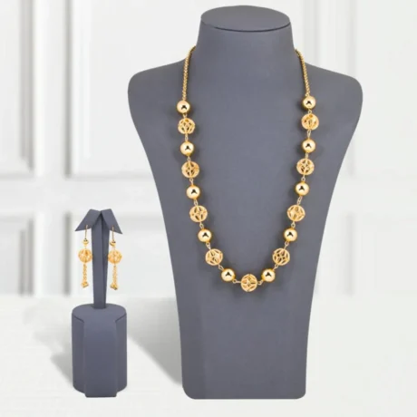 Golden Lantern Necklace