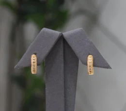 High-end Zircon Gold Alternative Earring