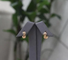 Infinity Gold Alternative Earrings