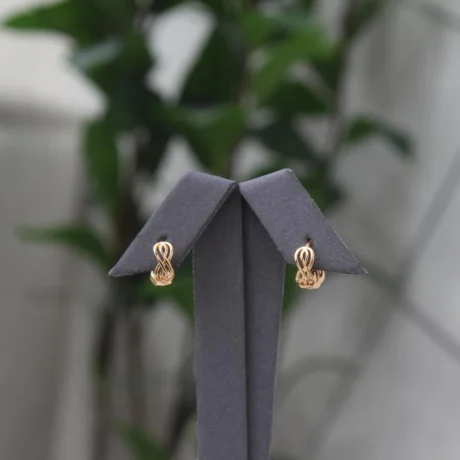 Infinity Gold Alternative Earrings