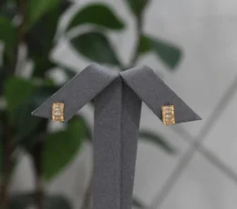 Luxury Gilded Alternative Gold Earrings