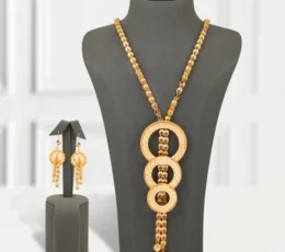 Luxury Round Gold Alternative Necklace