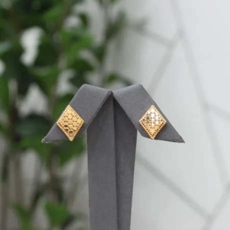 Royal Square Gold Alternative Earring