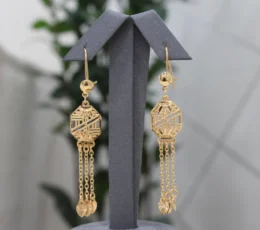 Shankar Gold Alternative Earrings, Echo of Luxury