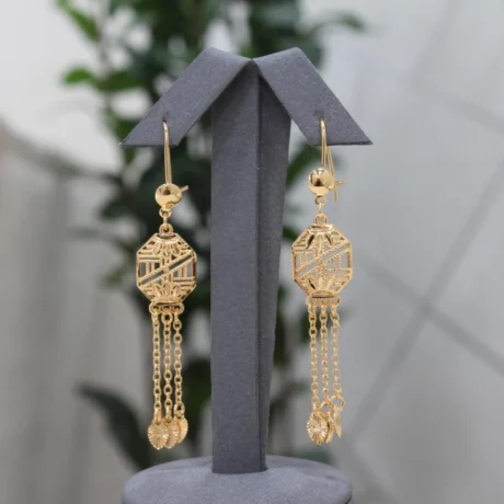 Shankar Gold Alternative Earrings, Echo of Luxury