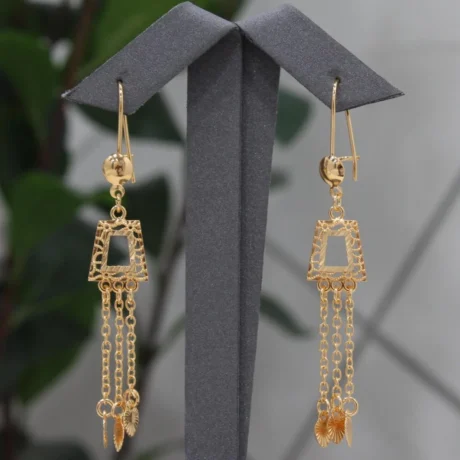 Shankar Gold Alternative Earrings Windows of Elegance