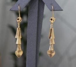 Shankar Gold Alternative Earrings With Geometric Touches