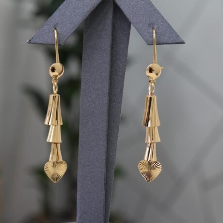 Shankar Gold Alternative Earrings With Geometric Touches