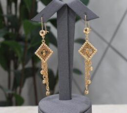 Shankar Gold Alternative Earrings with Glow Embellishments