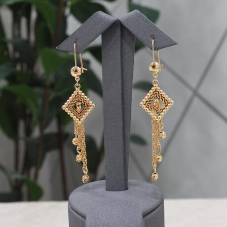 Shankar Gold Alternative Earrings with Glow Embellishments