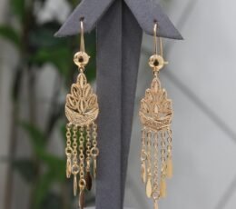 Shankar Gold Alternative Palm Crown Earrings