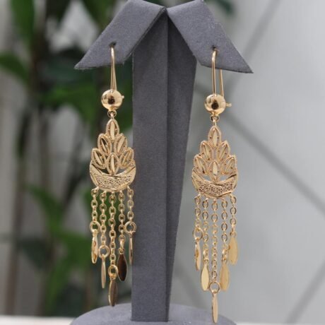 Shankar Gold Alternative Palm Crown Earrings