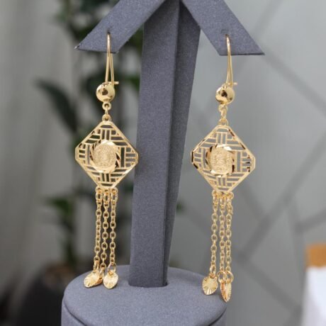 Shankar Gold Alternative Six Pound Earrings