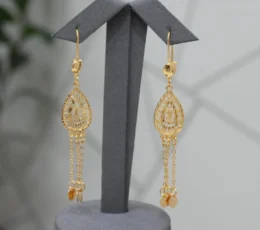 Shankar Gold Alternative Tear of Light Earring