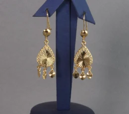 Shankar Gold Alternative Teardrop Luxury Earrings