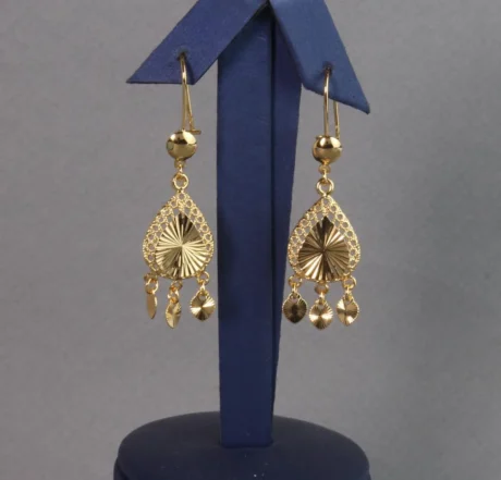 Shankar Gold Alternative Teardrop Luxury Earrings
